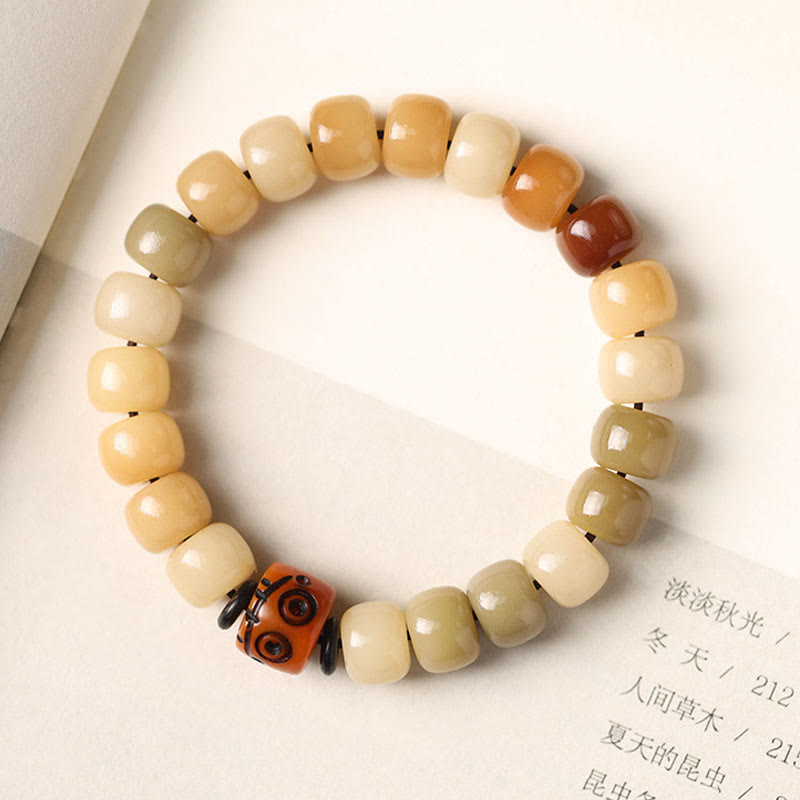 Buddha Stones Natural Bodhi Seed The Lord of the Corpse Forest Om Mani Padme Hum Wisdom Bracelet