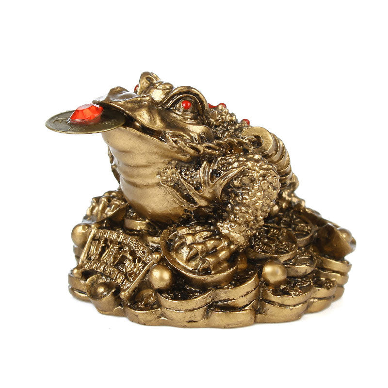 Buddha Stones FengShui Wealth Lucky Frog Decoration