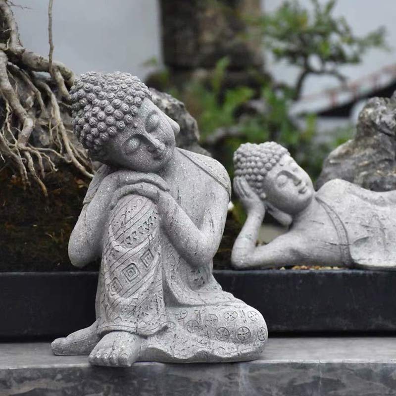 Buddha Stones Tibetan Meditation Buddha Blessing Compassion Serenity Home Decoration