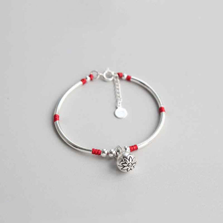 925 Sterling Silver Lotus Flower New Beginning Bracelet