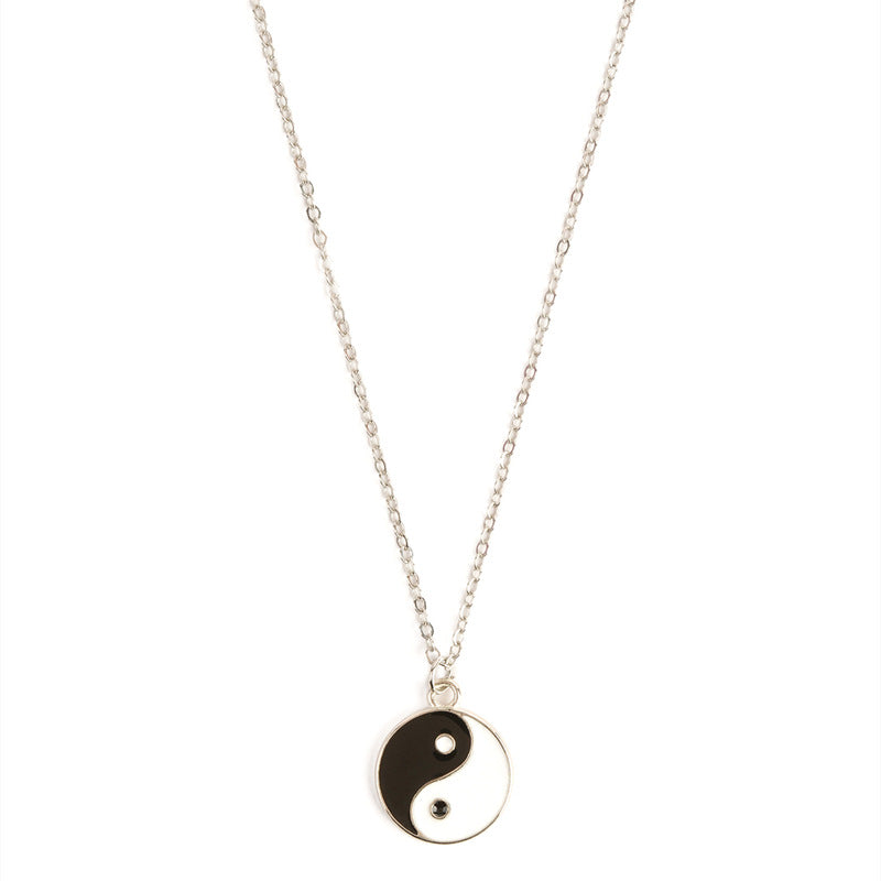 2Pcs Yin Yang Harmony Balance Necklace Pendant