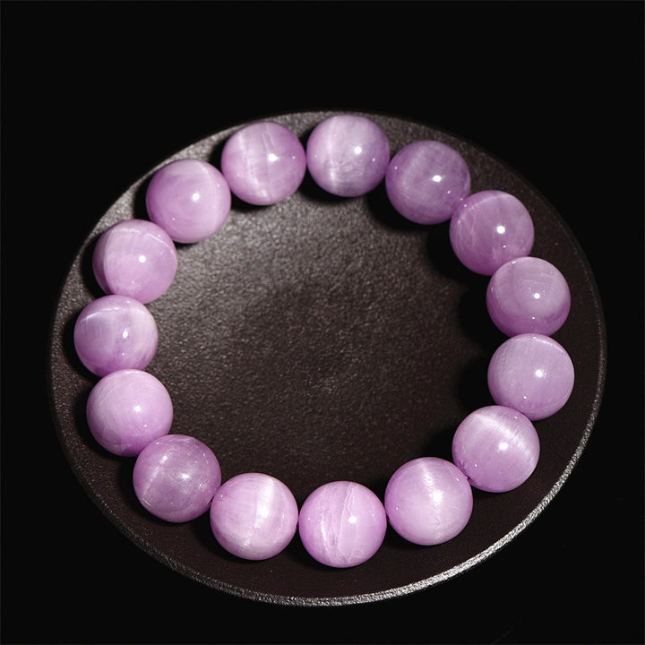 Buddha Stones Natural Kunzite Love Spiritual Growth Bracelet