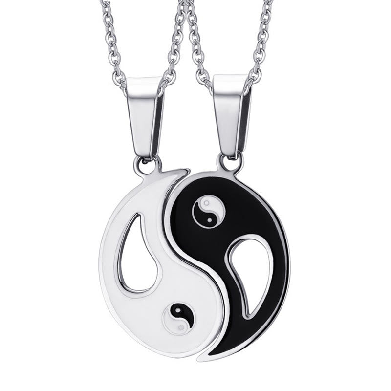 2pcs Yin Yang Pendant Couple Necklace