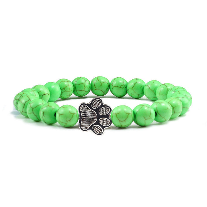 Buddha Stones “Save A Dog” Stone Bracelet