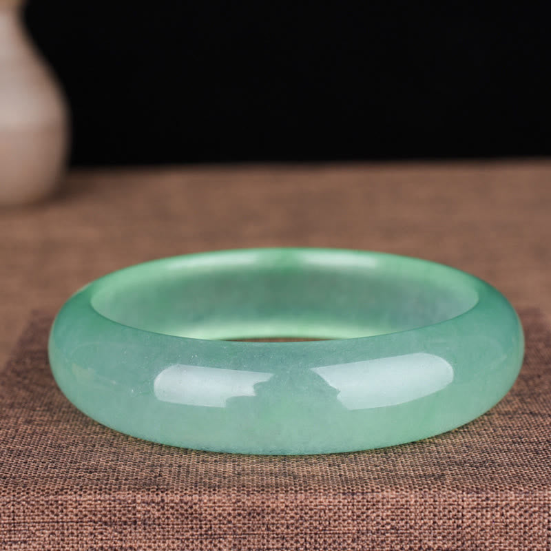 Natural Jade Luck Healing Prosperity Bangle Bracelet