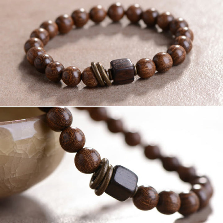 Buddha Stones Phoebe Zhennan Wood Spirituality Bracelet