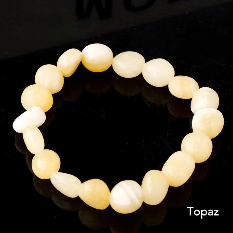 Natural Irregular Shape Crystal Stone Spiritual Awareness Bracelet