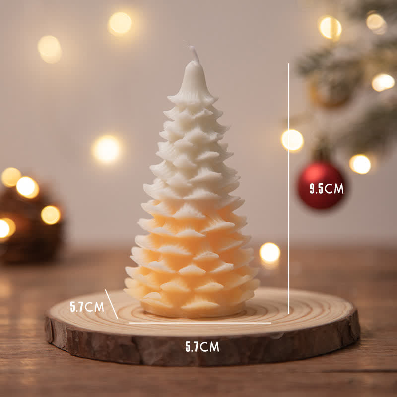 Christmas Tree Scented Soy Wax Candle Gift For Family Friends