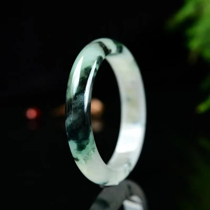 Jade Abundance Luck Protection Bracelet Bangle