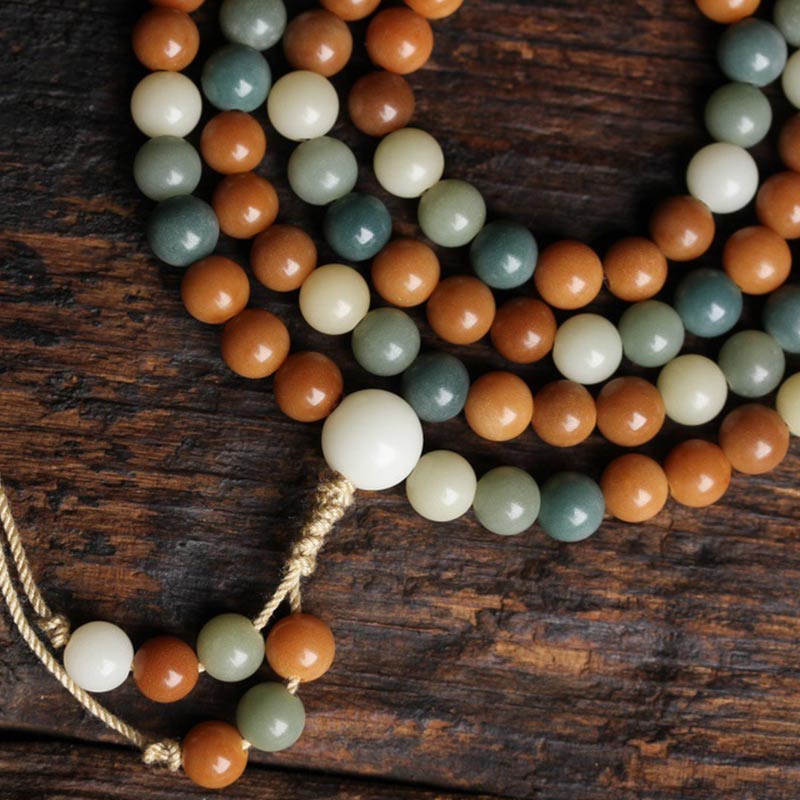 Buddha Stones Bodhi Seed Mala Harmony Wisdom Bracelet