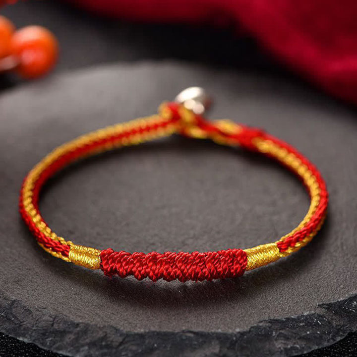 Buddha Stones Tibetan Handmade Braid Luck String Protection Bracelet