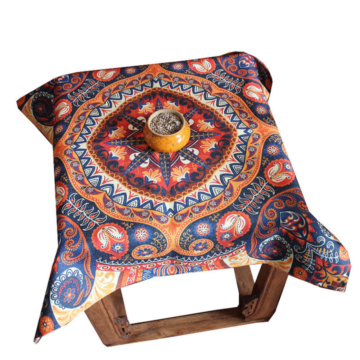 Boho Mandala Tablecloth Home Table Cover Decor