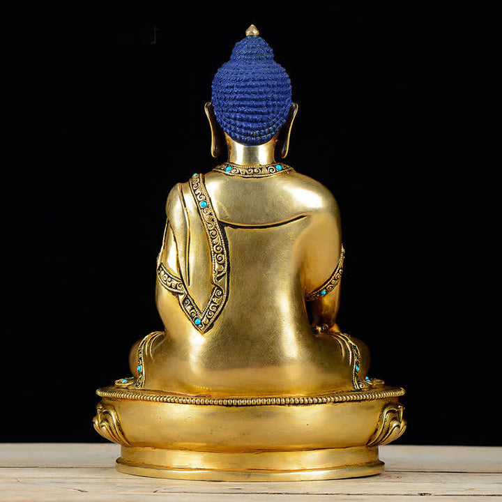 Buddha Shakyamuni Compassion Copper Statue Decoration