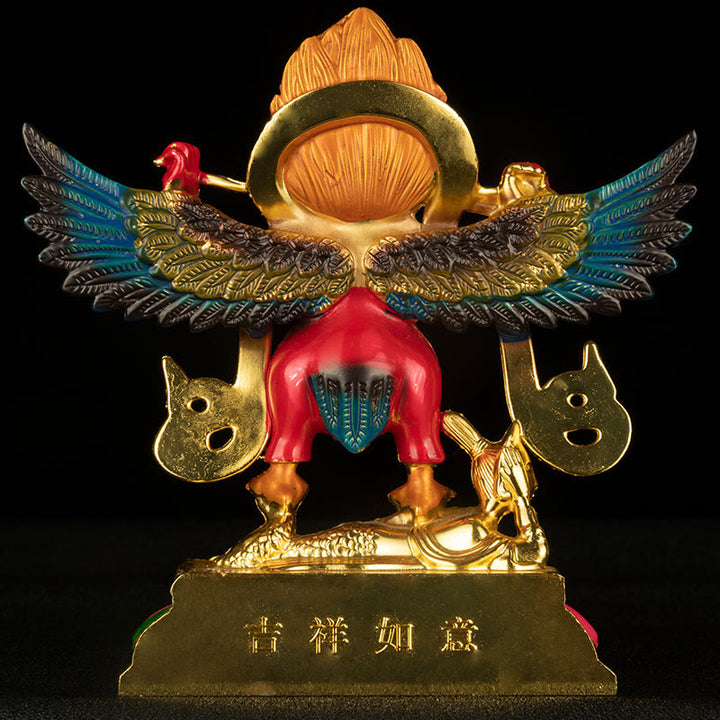 Tibet Garuda Bird Alloy Keep Evil Spirits Away Home Decoration