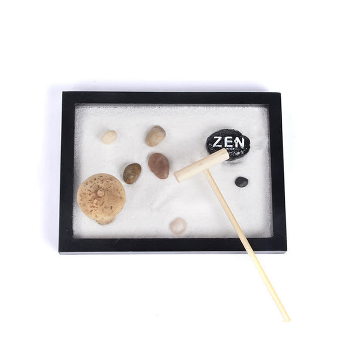 Mountain Rocks Meditation Enlightenment Zen Garden Decoration