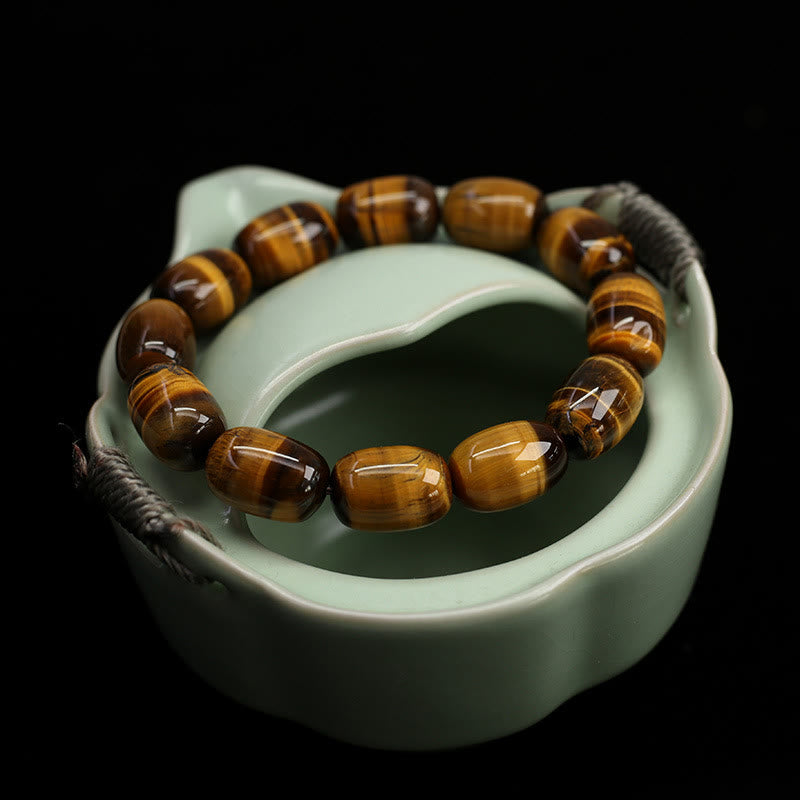 Buddha Stones Natural Tiger Eye Stone Integrity Willpower Bracelet