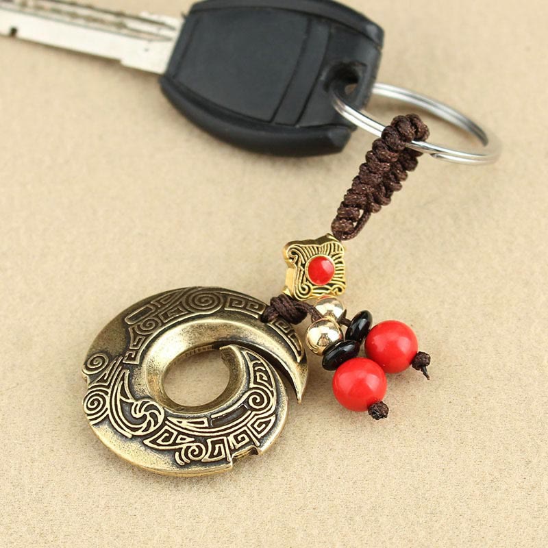 Good Luck Fortune Copper Wealth Key Chain