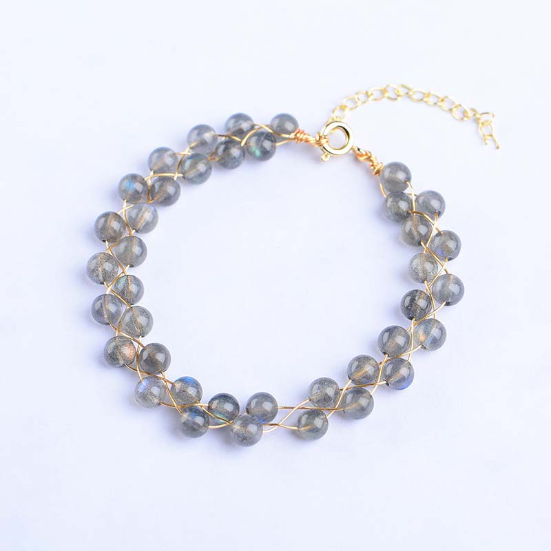 Buddha Stones Natural Moonstone Love Blessing Bracelet