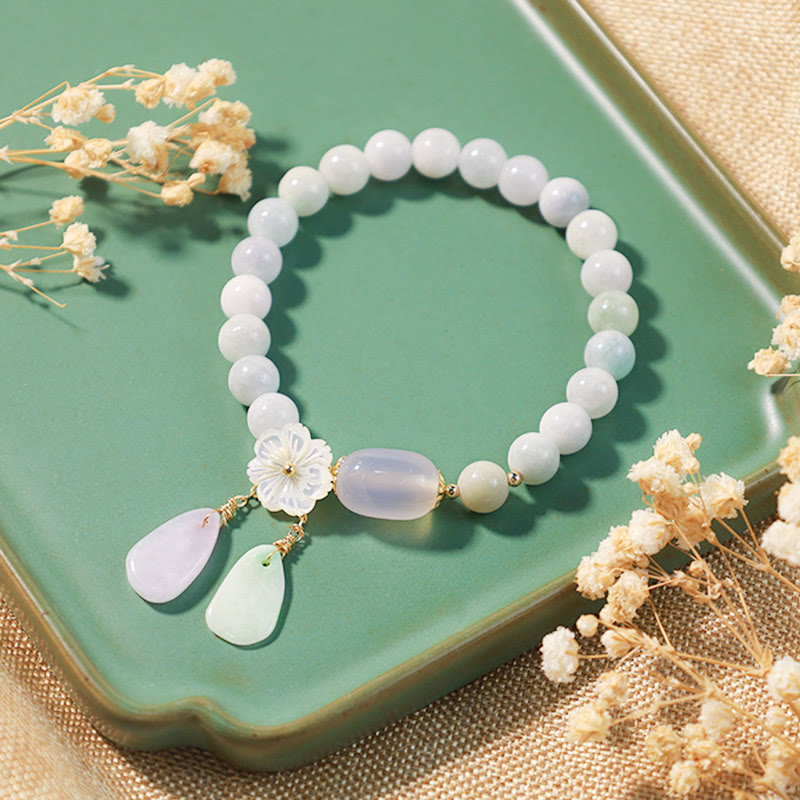 Buddha Stones Bring Positivity and Hope Luck White Jade Bundle