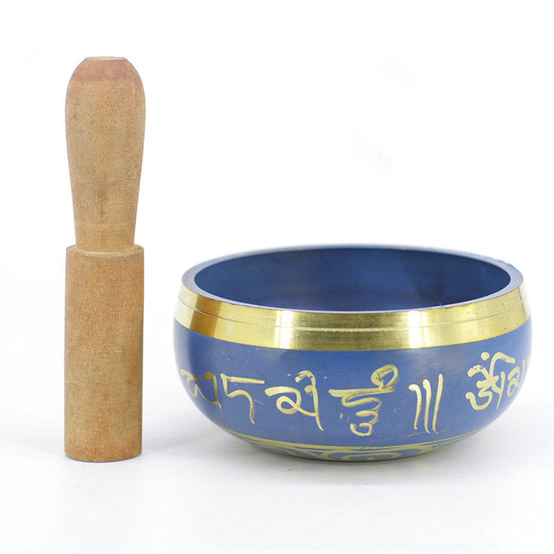 Tibetan Sound Bowl Handcrafted for Relaxation Meditation Prayer Singing Bowl Set