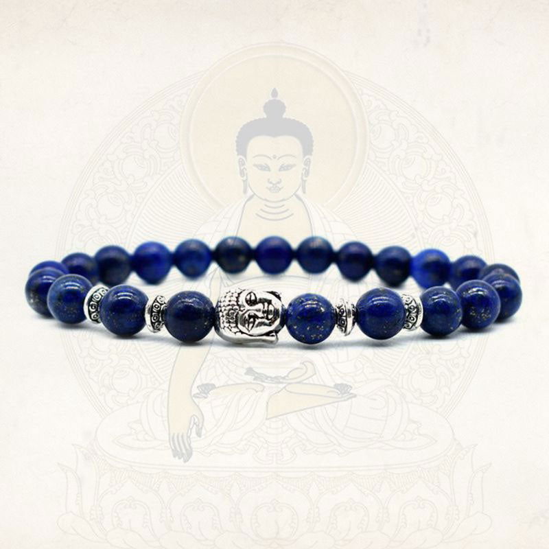 Buddha Stones Amethyst Love Healing Bracelet