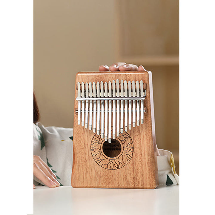 Kalimba 17/21 Keys Thumb Piano Lotus Design Portable Finger Piano