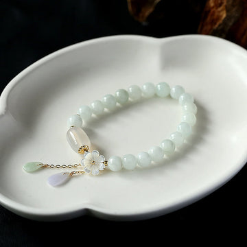 Osmanthus Jade Rabbit Shell Bead Bracelet