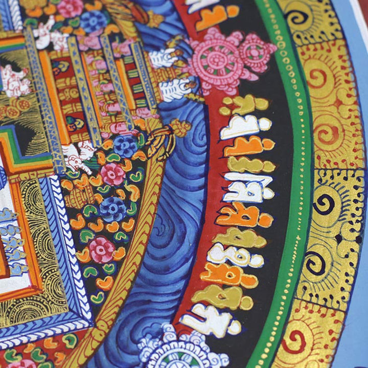 Tibetan Thangka Painting Blessing Handmade Decoration