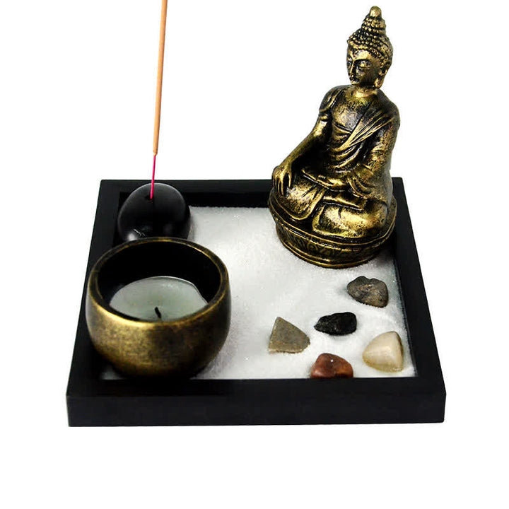 Buddha Symbol Rocks Meditation Calm Zen Garden Home Decoration