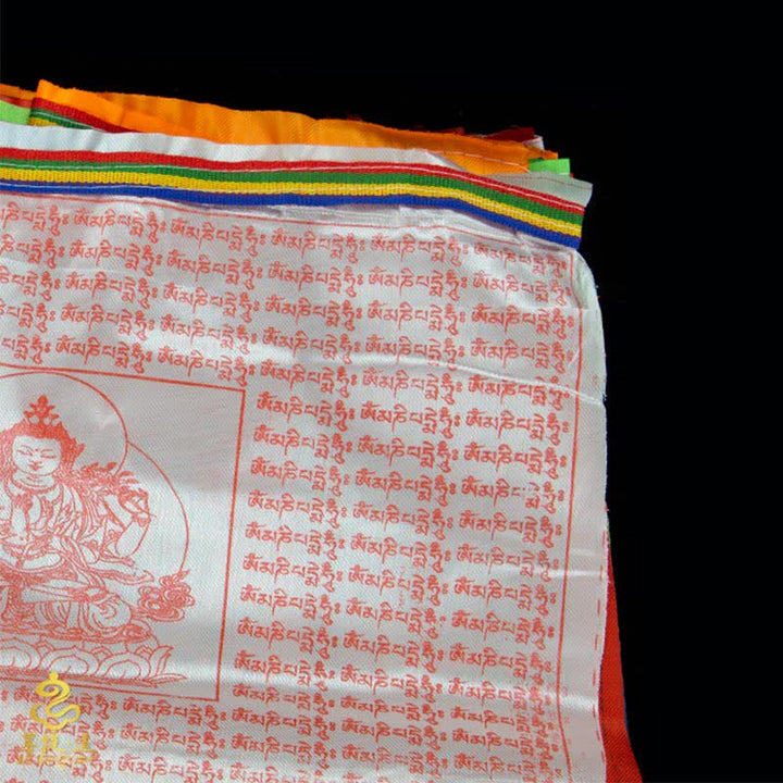 Tibetan 5 Colors Windhorse Blessing Outdoor 20 Pcs Prayer Flag