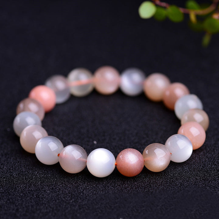 Natural Moonstone Wealth Positive Bracelet