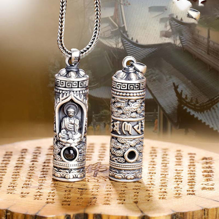 Chinese Zodiac Natal Buddha Projection Prosperity Necklace Pendant