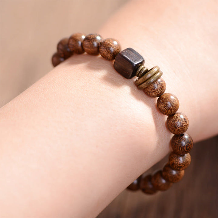 Buddha Stones Phoebe Zhennan Wood Spirituality Bracelet