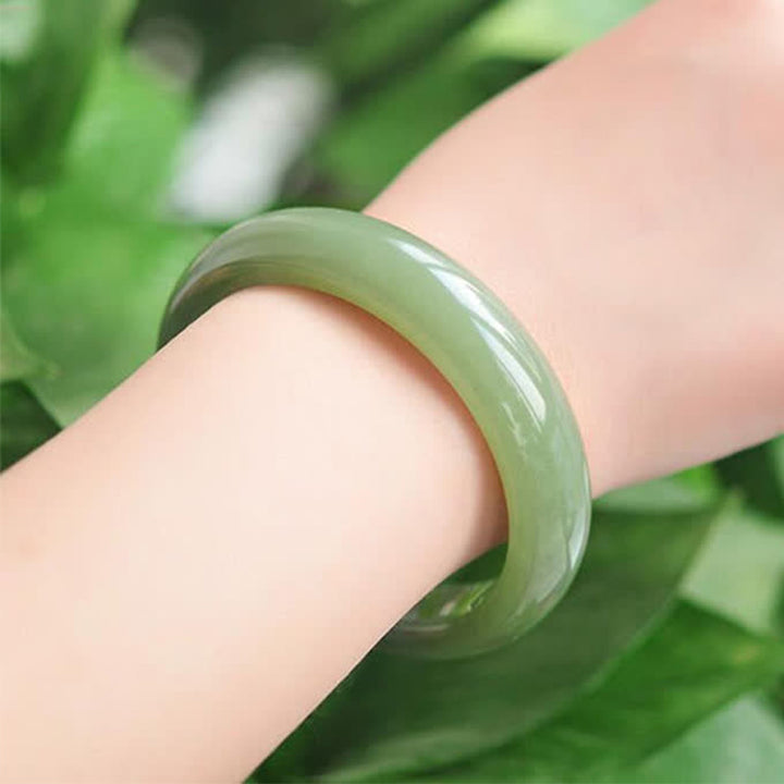 Jade Abundance Blessing Bangle Bracelet