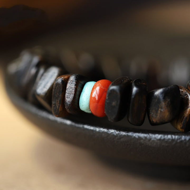 Agarwood Red Agate Balance Bracelet