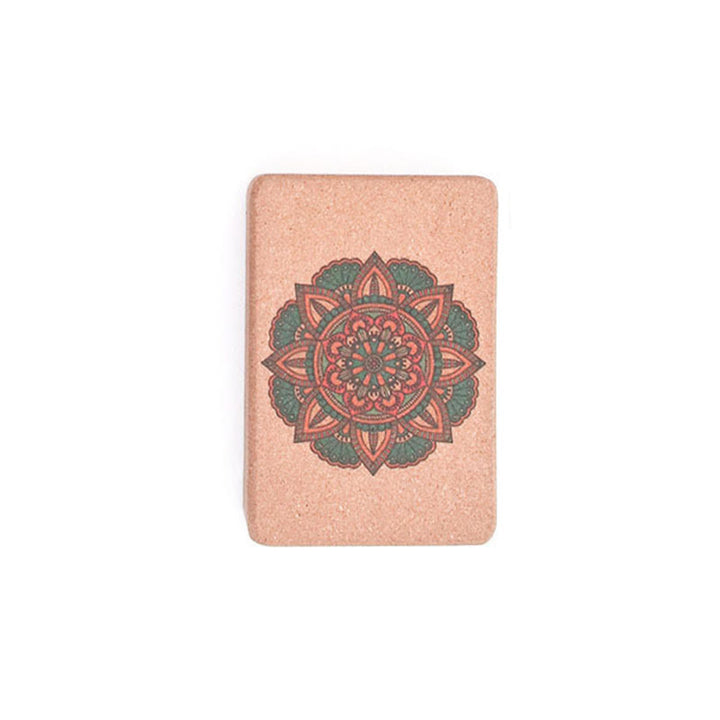 Buddha Stones Tibetan Mandala Mindful Yoga Cork Block