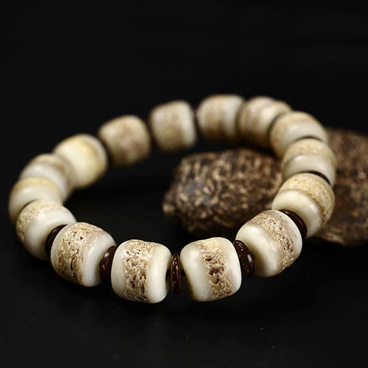 Tibetan Yak Bone Strength Balance Bracelet