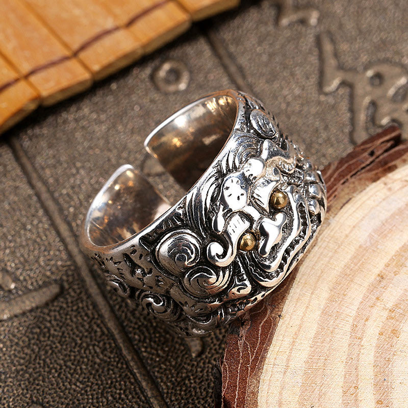 FengShui PiXiu Wealth Adjustable Ring