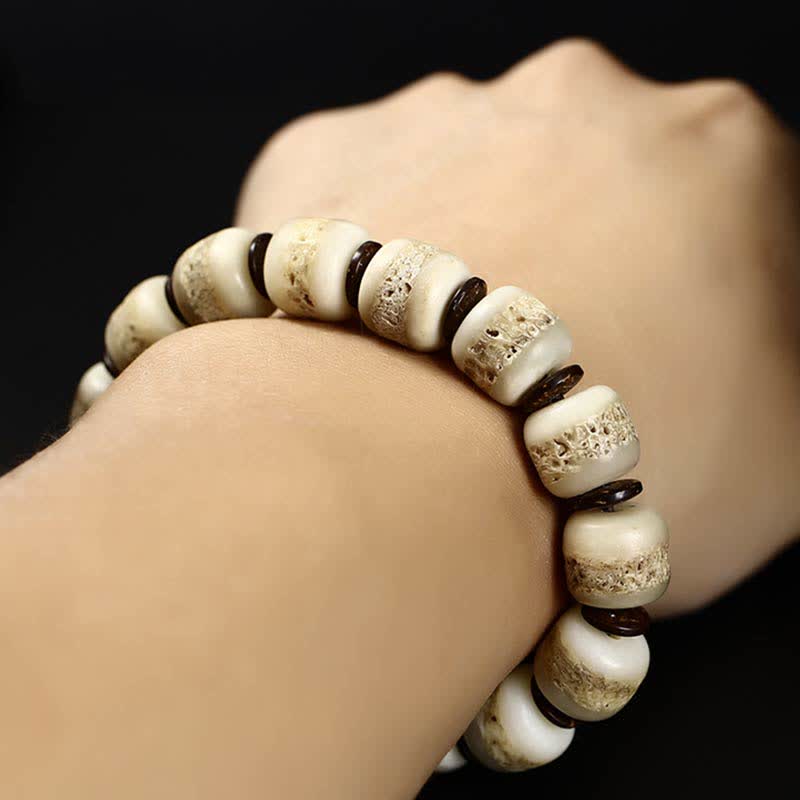 Tibetan Yak Bone Strength Balance Bracelet