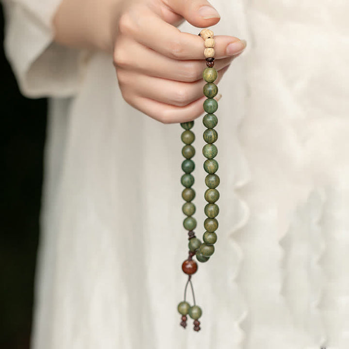 Green Sandalwood Positive Peace Bracelet