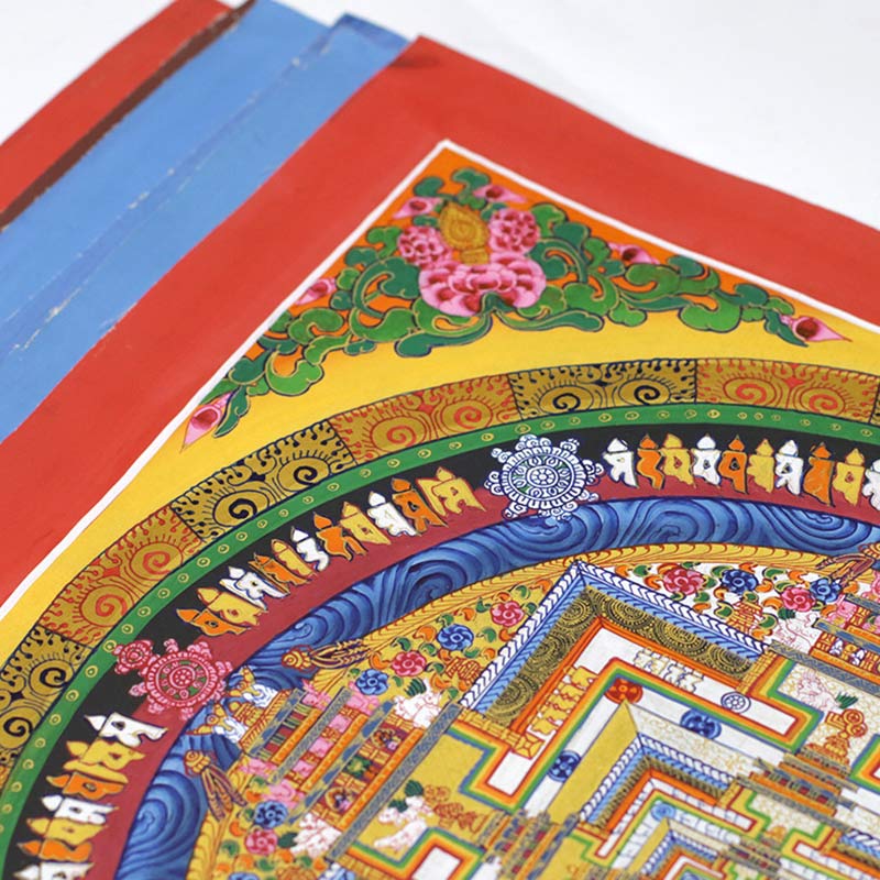 Tibetan Thangka Painting Blessing Handmade Decoration