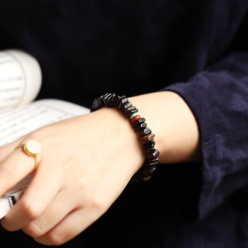 Agarwood Red Agate Balance Bracelet