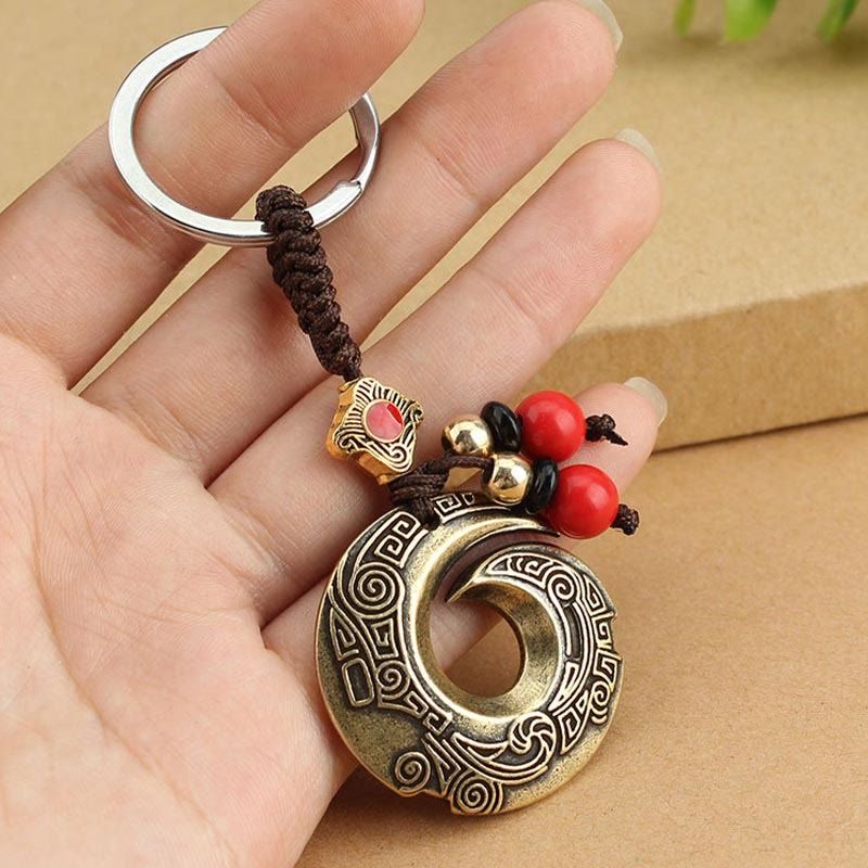 Good Luck Fortune Copper Wealth Key Chain