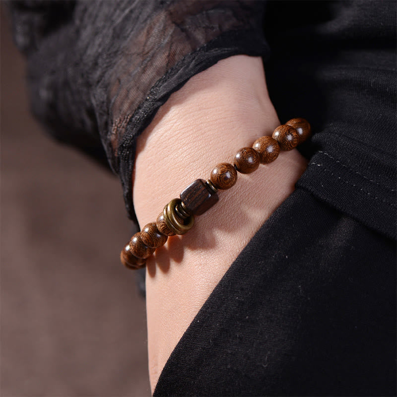 Buddha Stones Phoebe Zhennan Wood Spirituality Bracelet