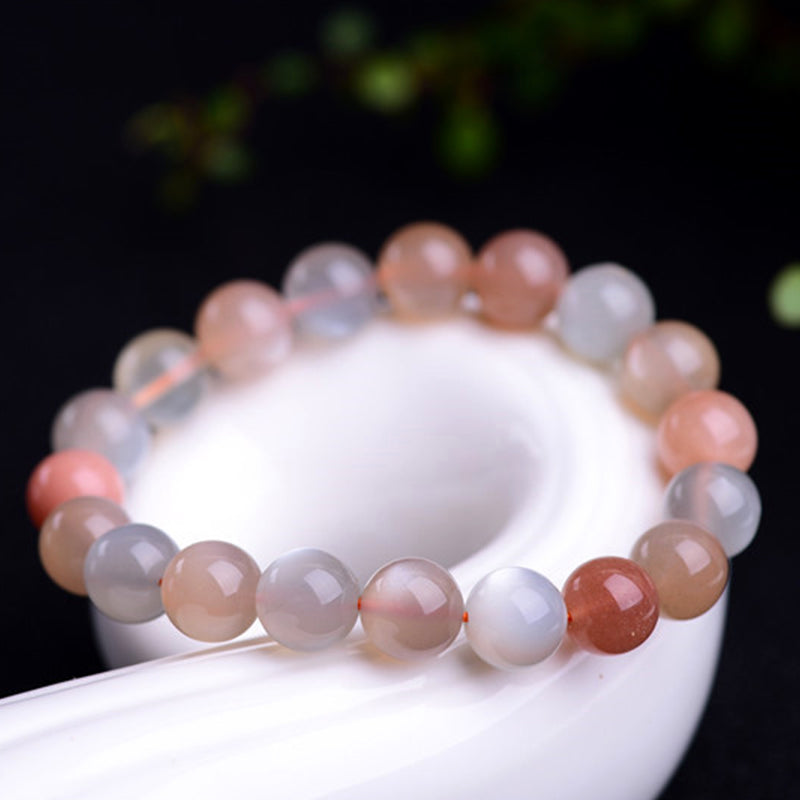 Natural Moonstone Wealth Positive Bracelet