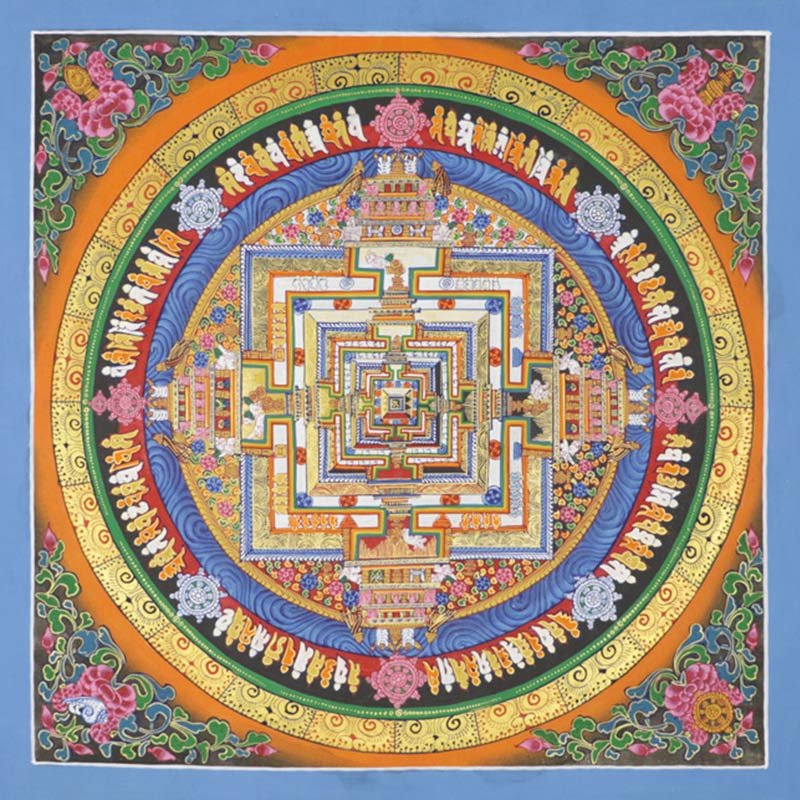 Tibetan Thangka Painting Blessing Handmade Decoration